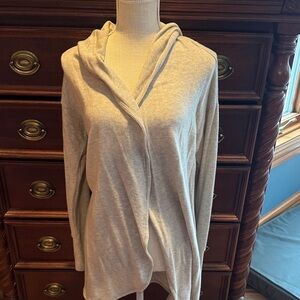 Cozy Beige Hooded Cardigan